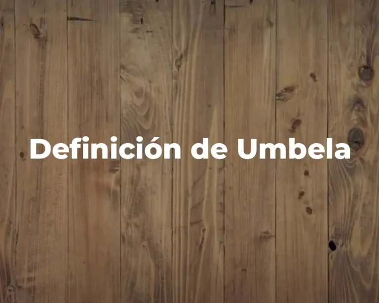 Definición de Umbela