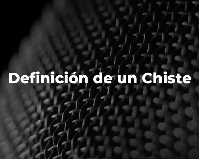 Definición de un Chiste