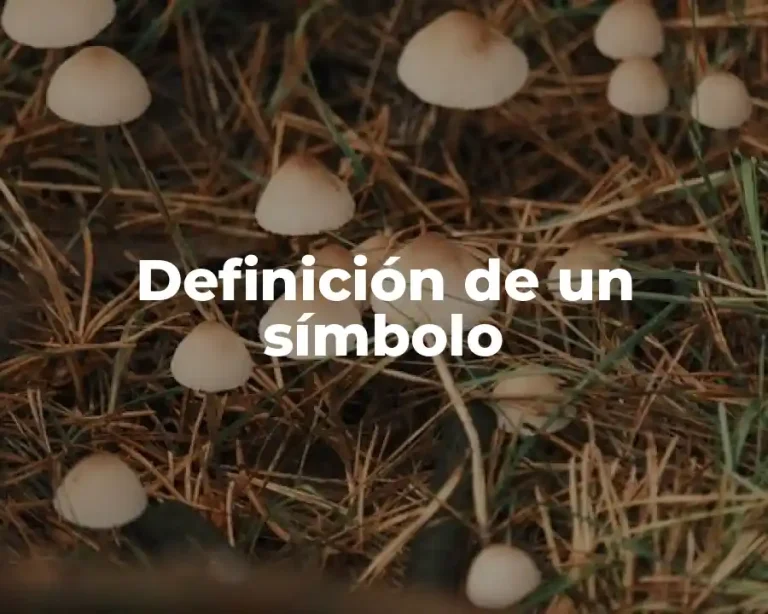 Definición de un símbolo