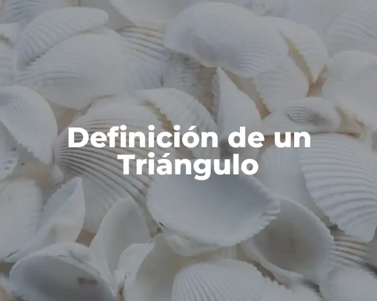 Definición de un Triángulo