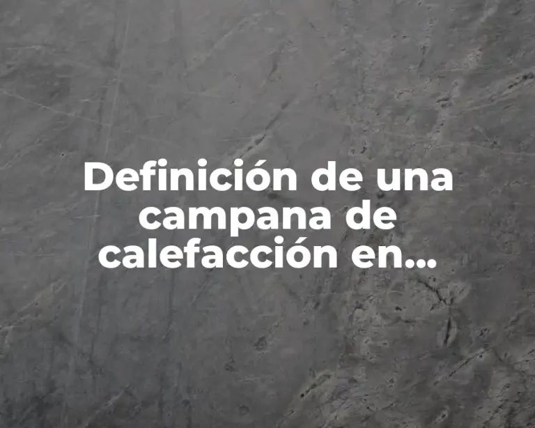 Definición de una campana de calefacción en avicultura