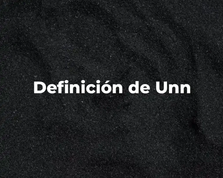 Definición de Unn