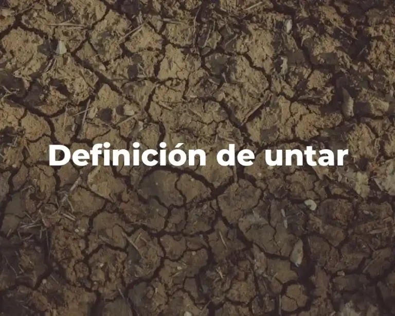 Definición de untar