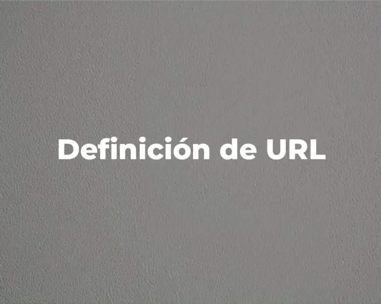 Definición de URL