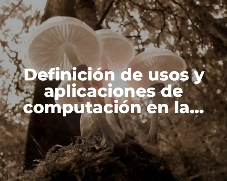 Definición de usos y aplicaciones de computación en la nube