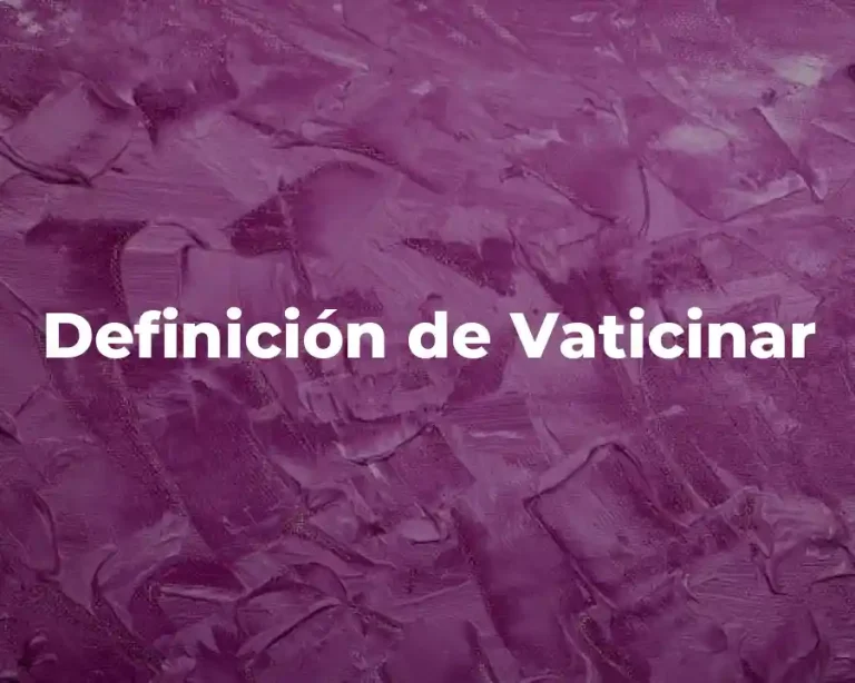 Definición de Vaticinar
