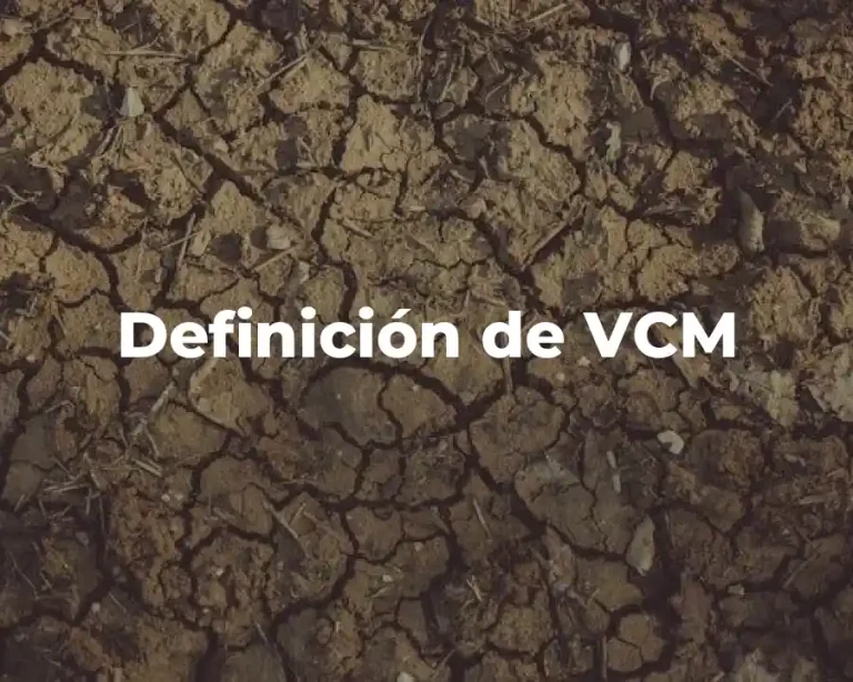 Definición de VCM