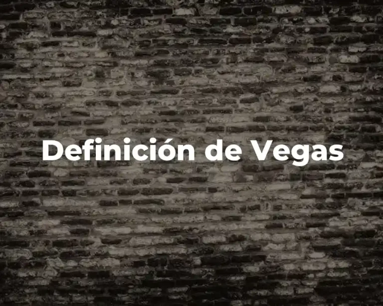 Definición de Vegas