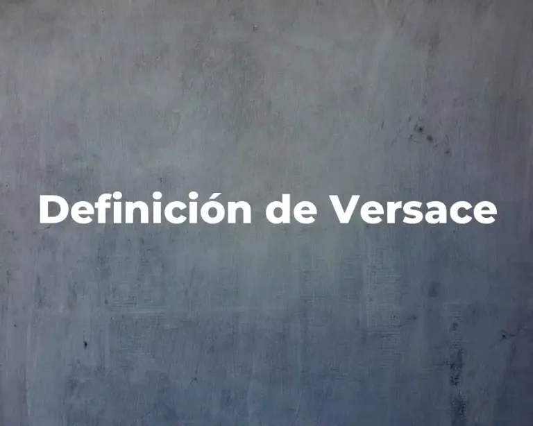 Definición de Versace