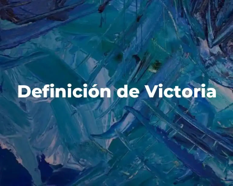 Definición de Victoria