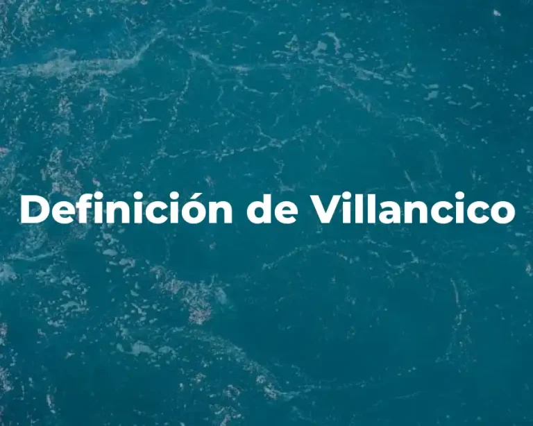 Definición de Villancico