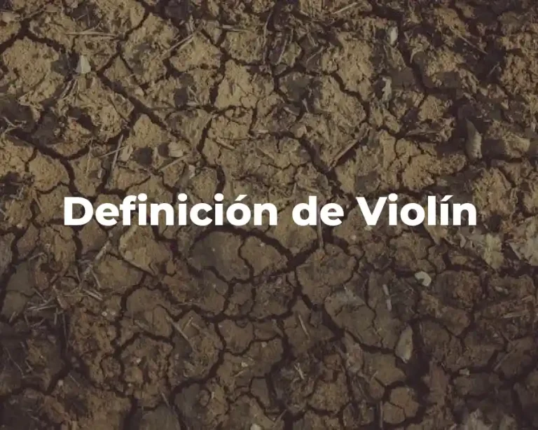 Definición de Violín