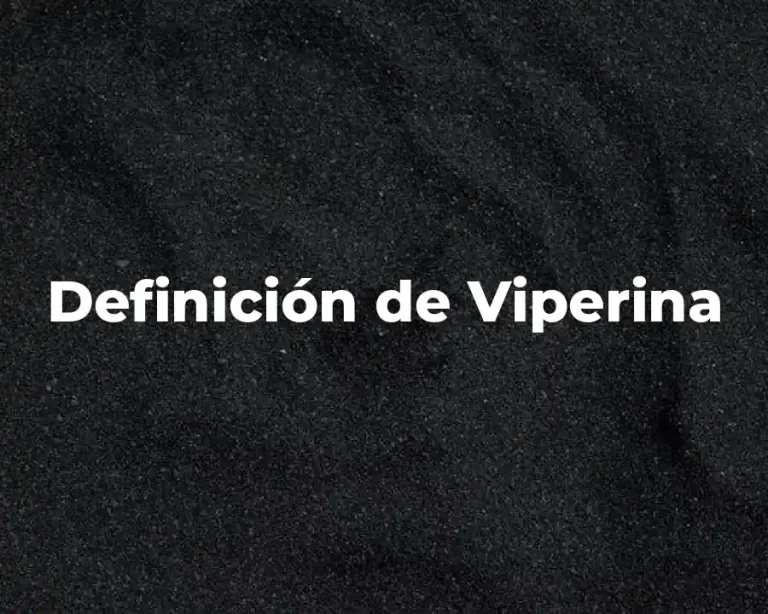 Definición de Viperina