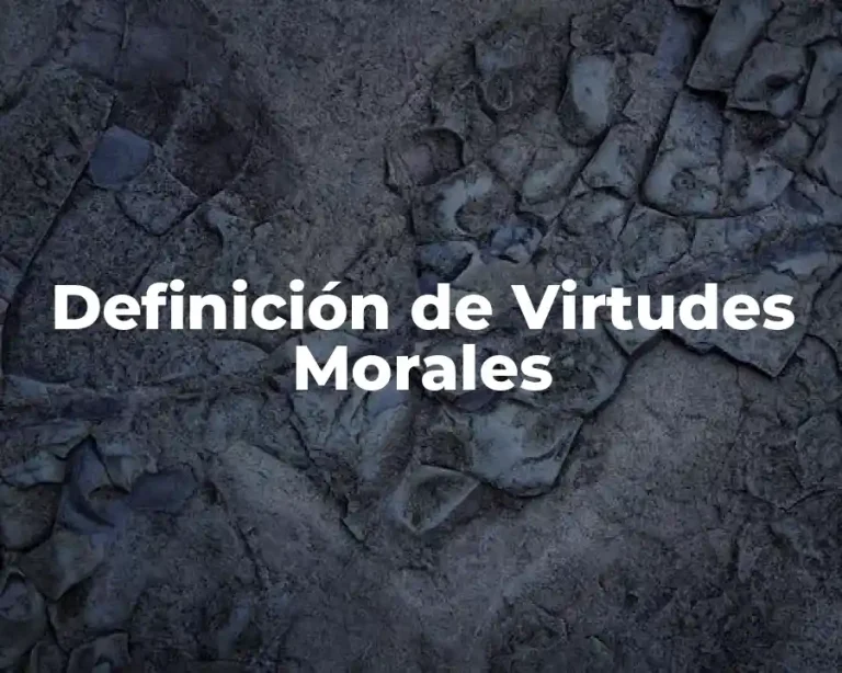 Definición de Virtudes Morales