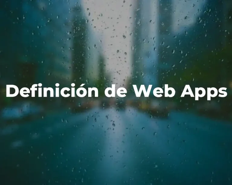 Definición de Web Apps