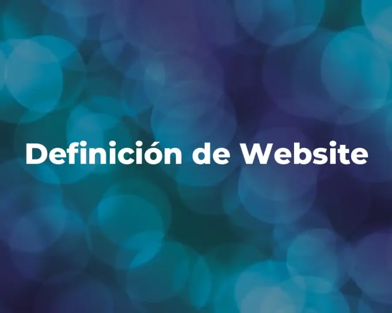 Definición de Website