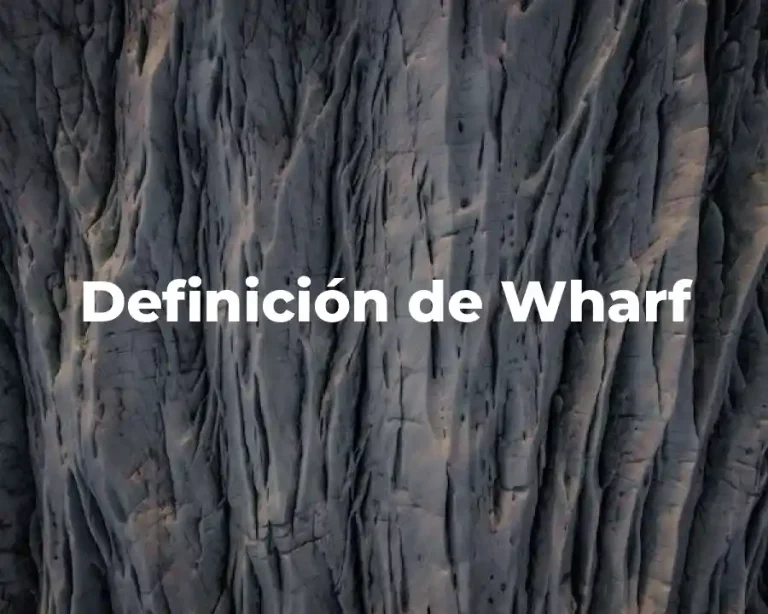 Definición de Wharf