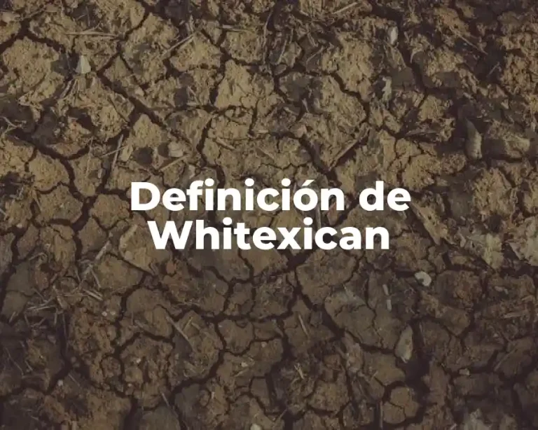 Definición de Whitexican