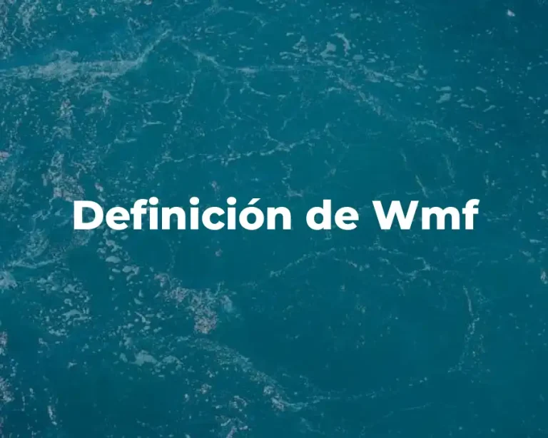 Definición de Wmf