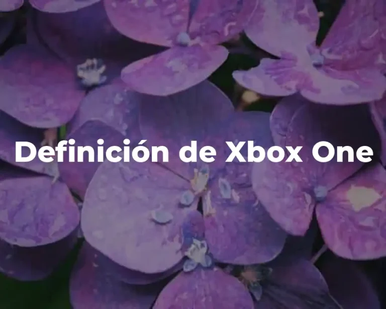 Definición de Xbox One