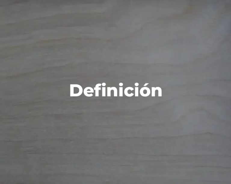Definición