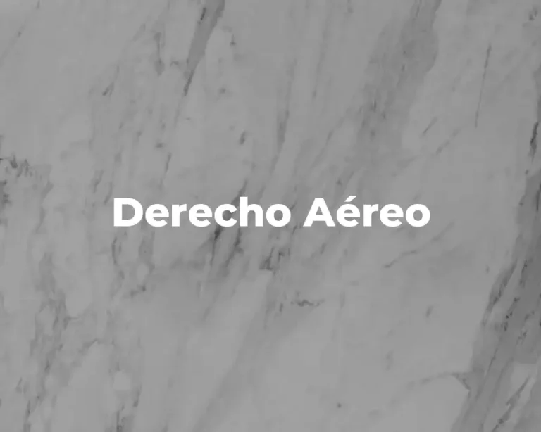 Derecho Aéreo