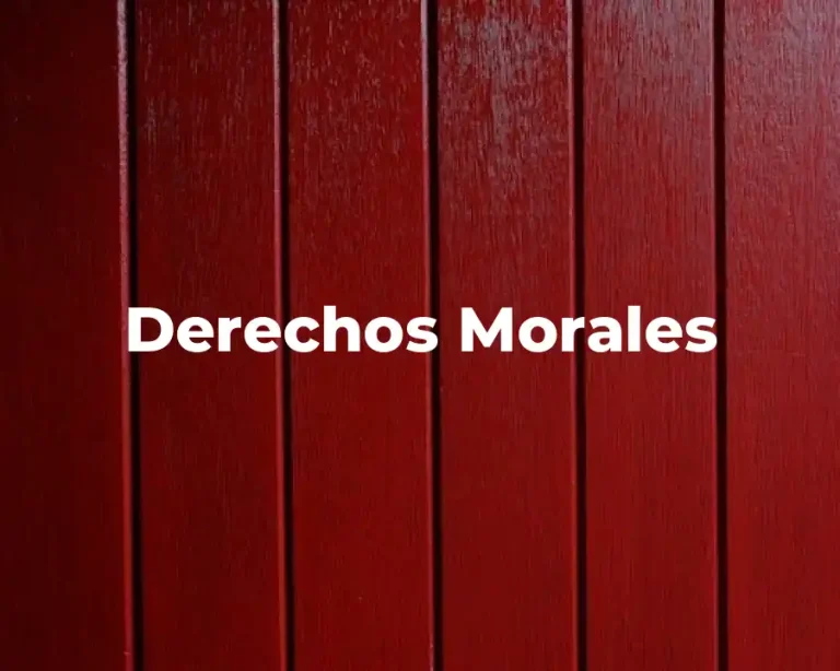 Derechos Morales
