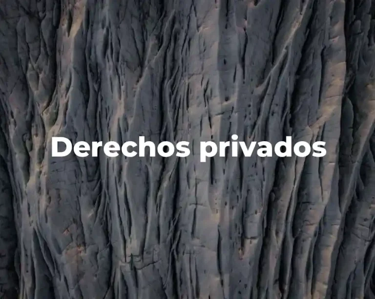 Derechos privados