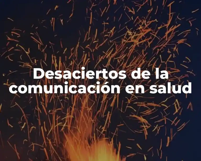 Desaciertos de la comunicación en salud