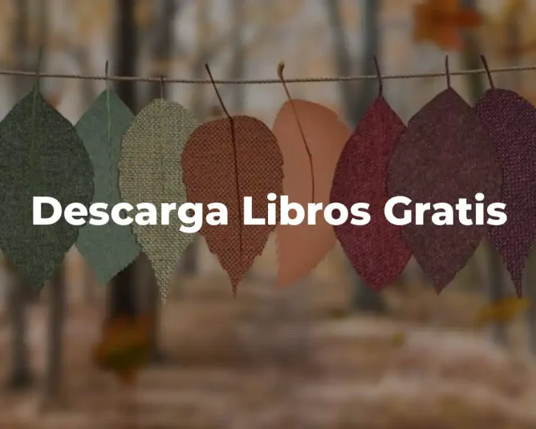 Descarga Libros Gratis