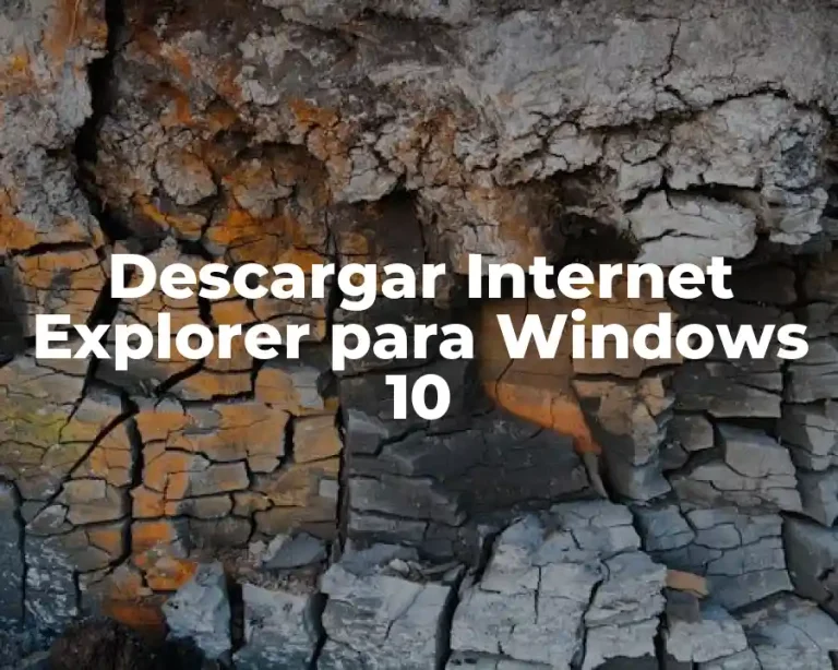 Descargar Internet Explorer para Windows 10
