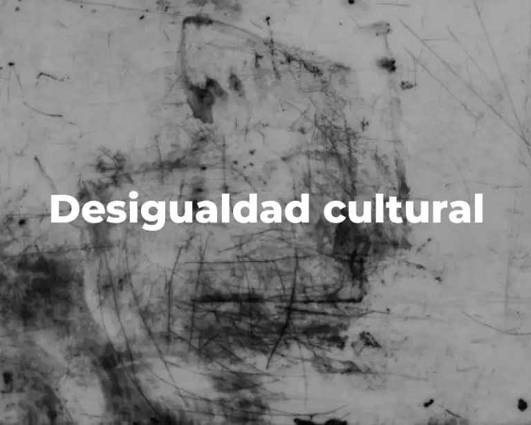 Desigualdad cultural