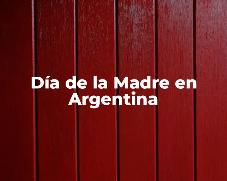 Día de la Madre en Argentina