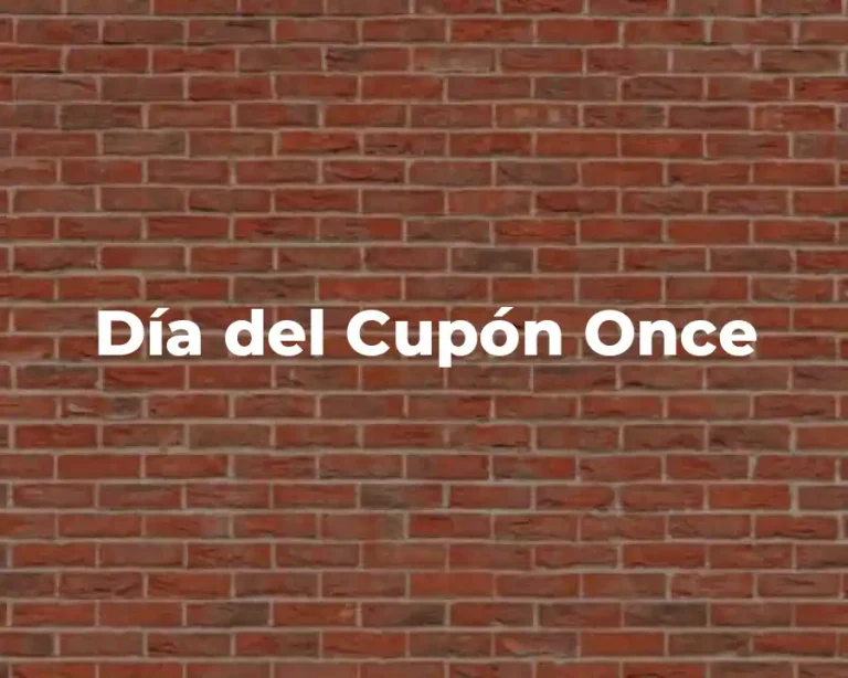 Día del Cupón Once