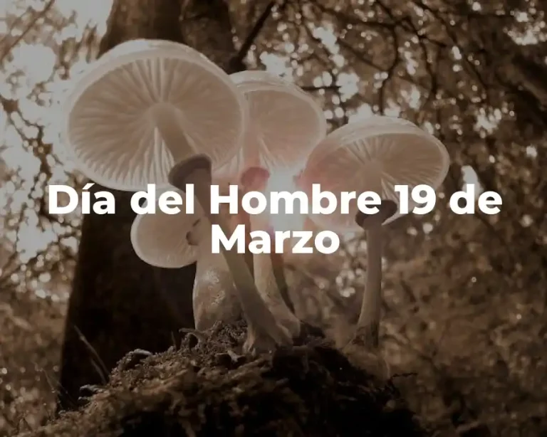 Día del Hombre 19 de Marzo