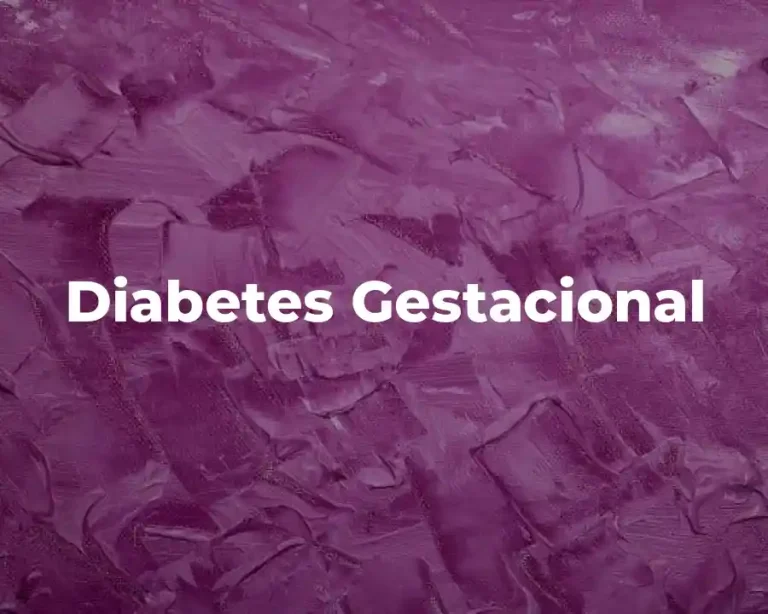 Diabetes Gestacional