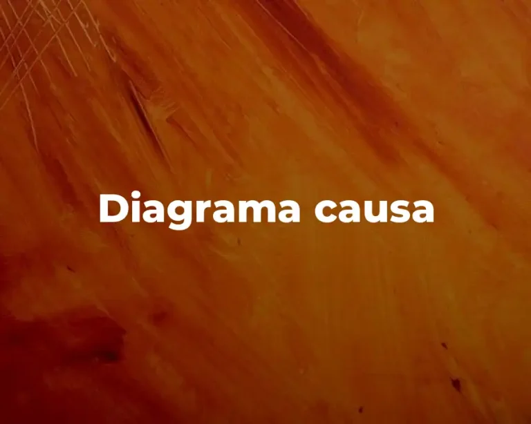 Diagrama causa
