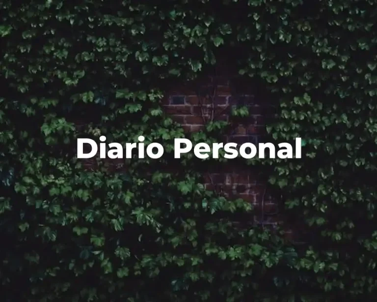 Diario Personal
