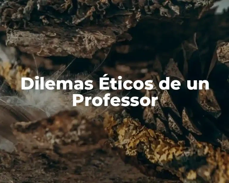 Dilemas Éticos de un Professor
