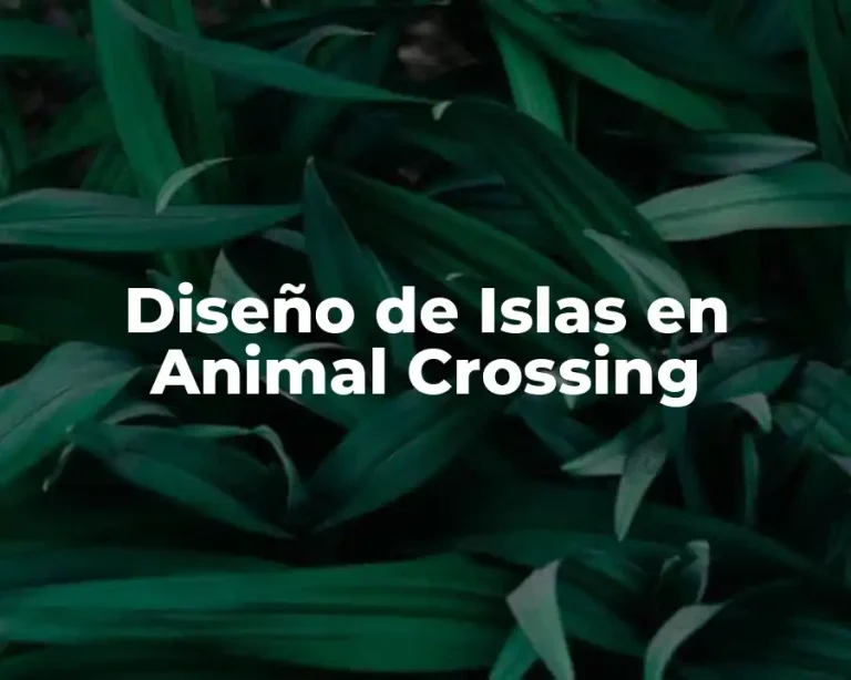 Diseño de Islas en Animal Crossing