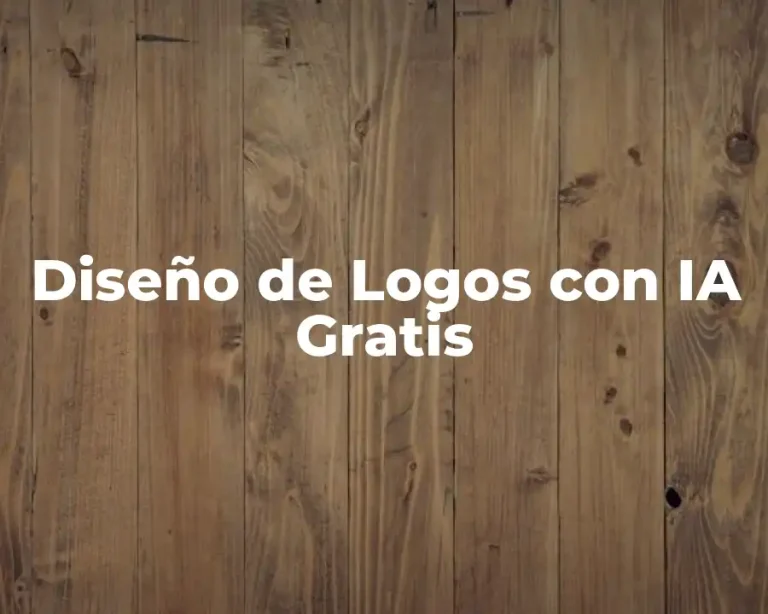 Diseño de Logos con IA Gratis