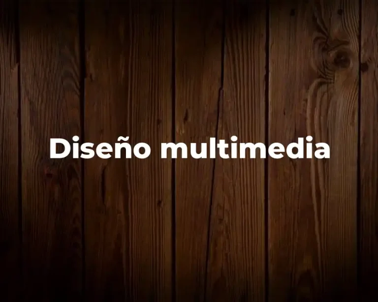 Diseño multimedia