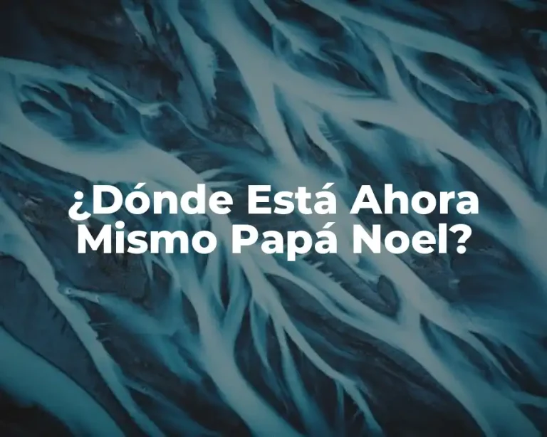 ¿Dónde Está Ahora Mismo Papá Noel?