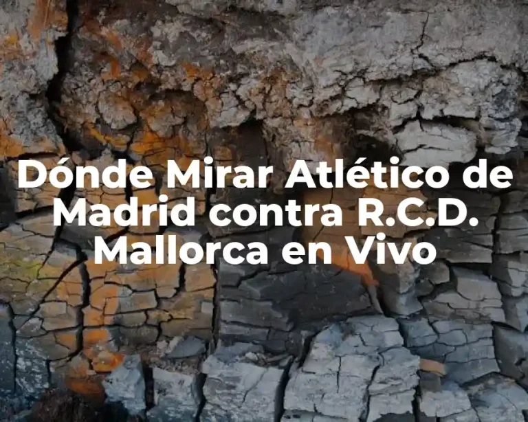 Dónde Mirar Atlético de Madrid contra R.C.D. Mallorca en Vivo