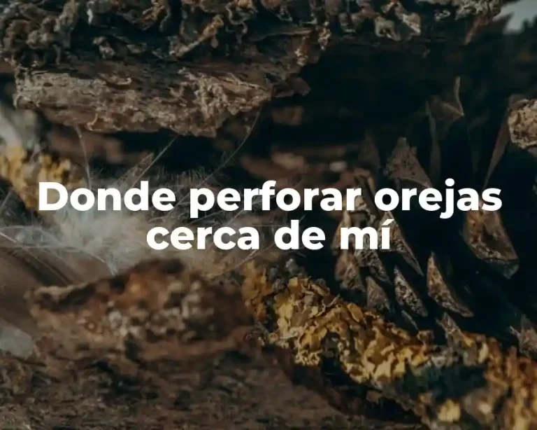 Donde perforar orejas cerca de mí