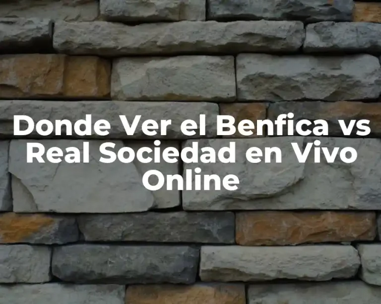 Donde Ver el Benfica vs Real Sociedad en Vivo Online