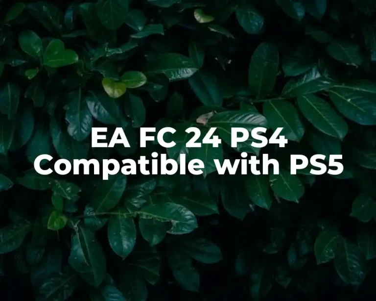EA FC 24 PS4 Compatible with PS5