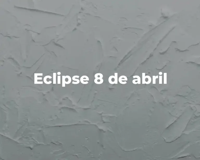 Eclipse 8 de abril