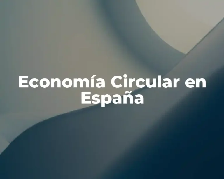 Economía Circular en España