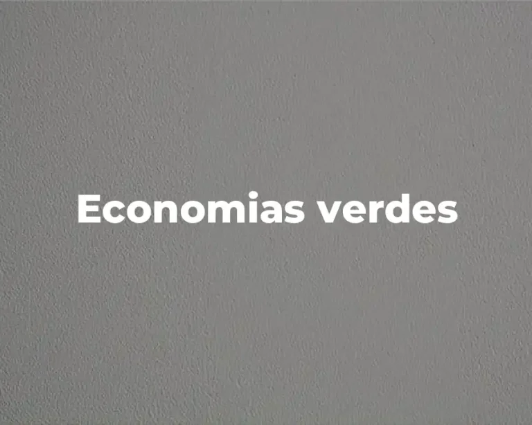 Economias verdes